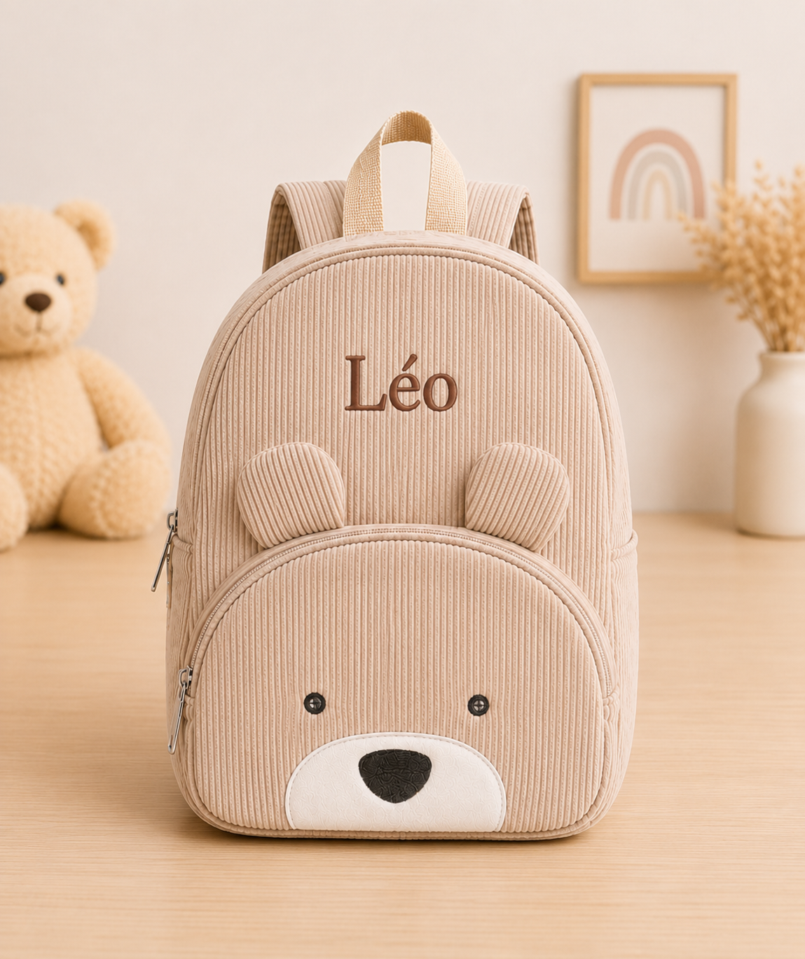 Sac à Dos Personnalisé Enfant avec Prénom Brodé