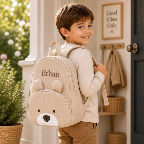 Sac à Dos Personnalisé Enfant avec Prénom Brodé
