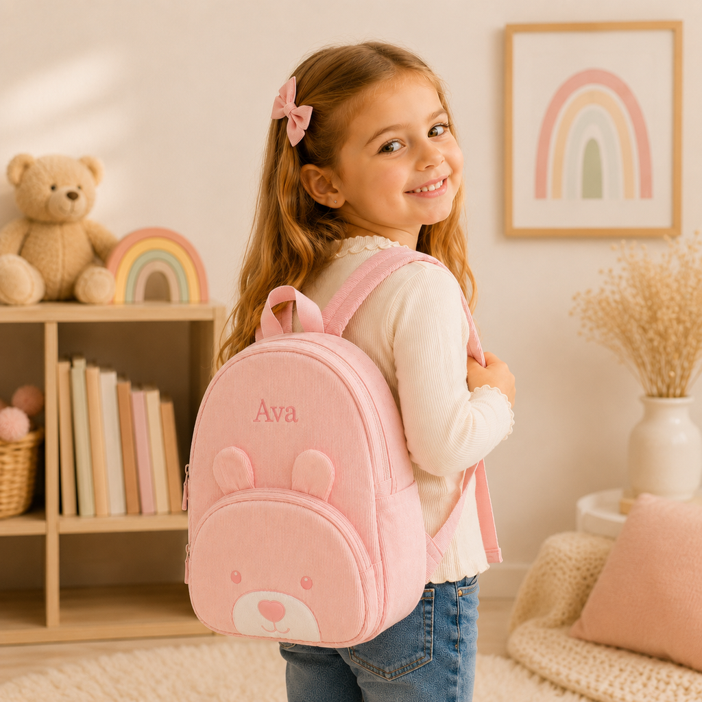 Sac à Dos Personnalisé Enfant avec Prénom Brodé