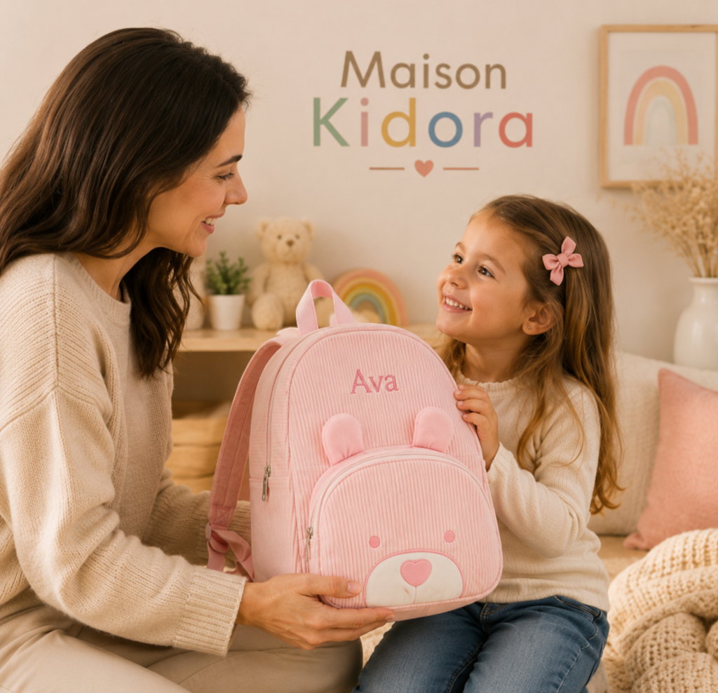 Sac à Dos Personnalisé Enfant avec Prénom Brodé