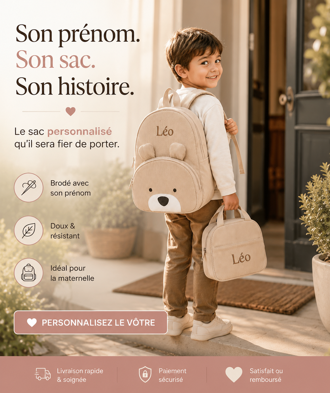 Maison Kidora™ – Le duo personnalisé qui accompagne ses premières aventures