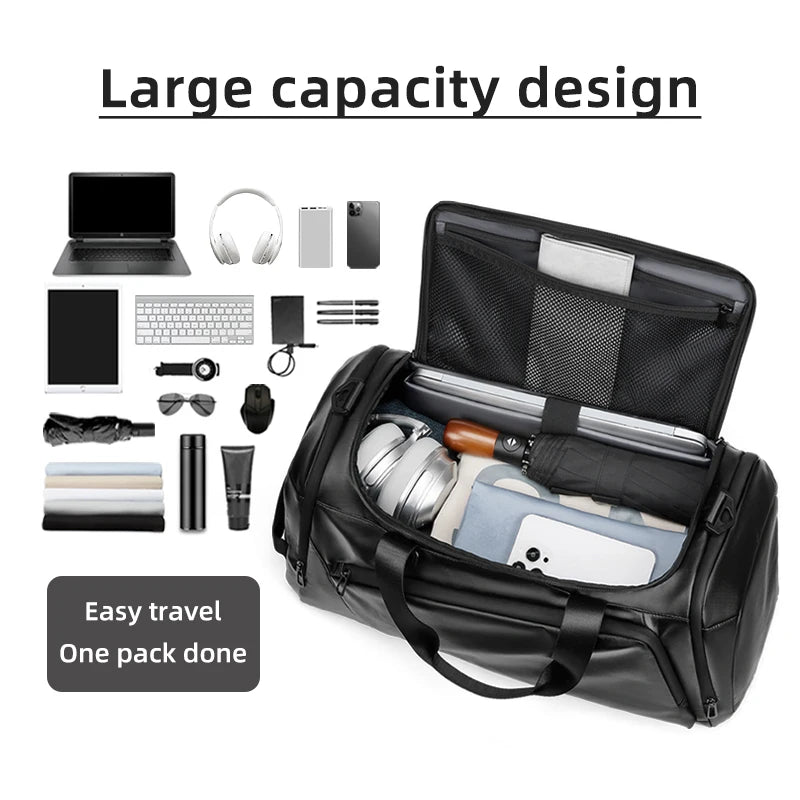 Travel Men sports Backpack Multi functional shoulder bag Women's Swimming Fitness handbag Business outdoor backpack for Shoe bag