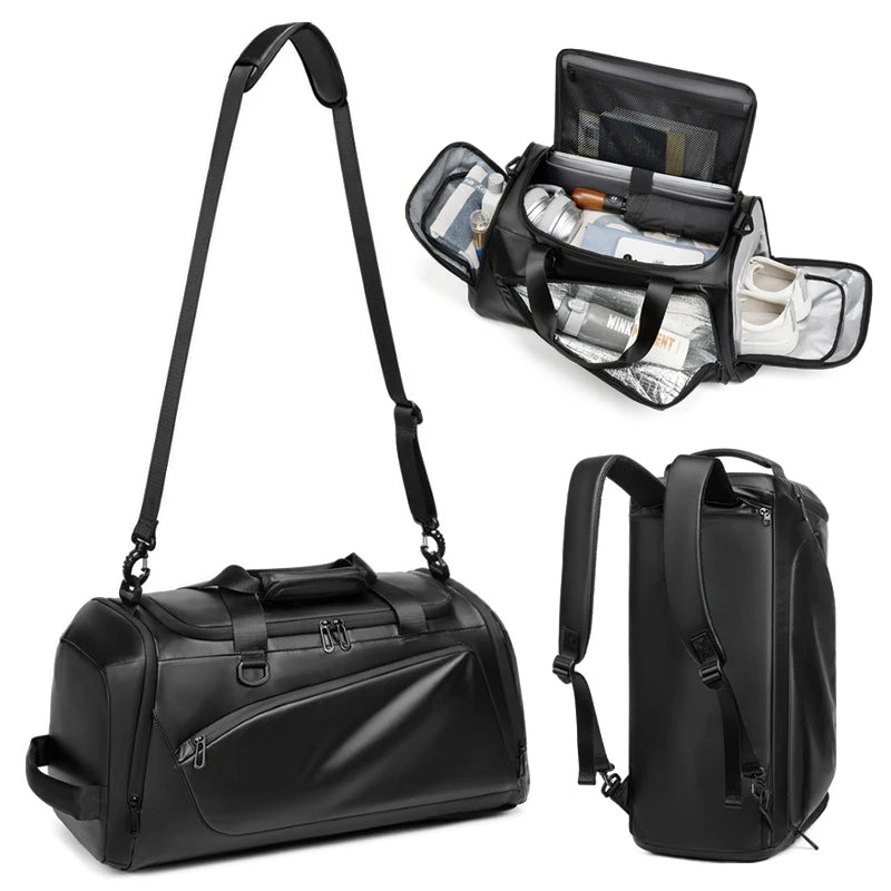 Travel Men sports Backpack Multi functional shoulder bag Women's Swimming Fitness handbag Business outdoor backpack for Shoe bag