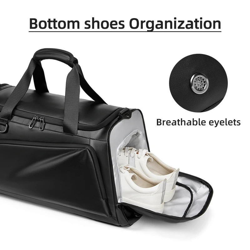 Travel Men sports Backpack Multi functional shoulder bag Women's Swimming Fitness handbag Business outdoor backpack for Shoe bag