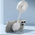 USB charging mini magnetic fan, portable small fan, suitable for iPhone and magnetic phones, as well as magnetic phone cases